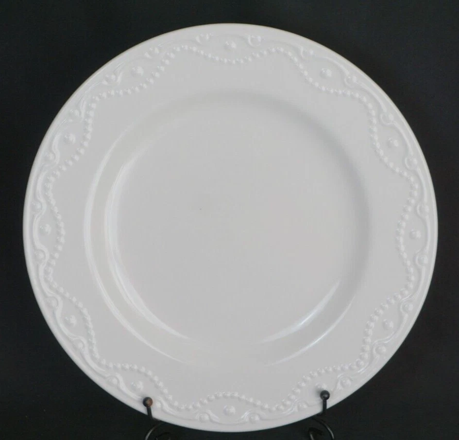 PLATO DE CENA Paula Deen Whitaker (1 de 3 disponibles) Blanco Vainilla Foto 2 de 3