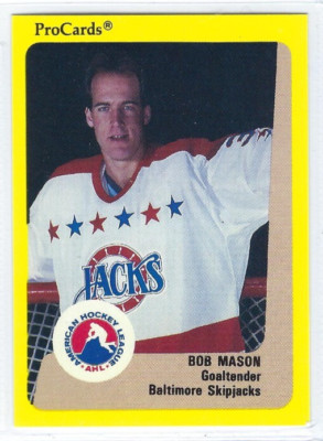 1989-90 ProCards Baltimore Skipjacks #88 Bob Mason (goalie) | eBay