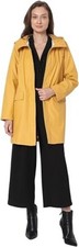 Vero Moda Jacket Womens Short Mid Length Hood Water Resistant Amber Gold Size Xl