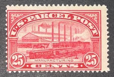 Travelstamps:1912-13 US Stamps Sc# Q7 Auto Service, 15 Cents, Mint, og, hinged.