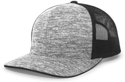 Pacific Headwear 106C Aggressive Heather Trucker Snapback Cap - Picture 7 of 14