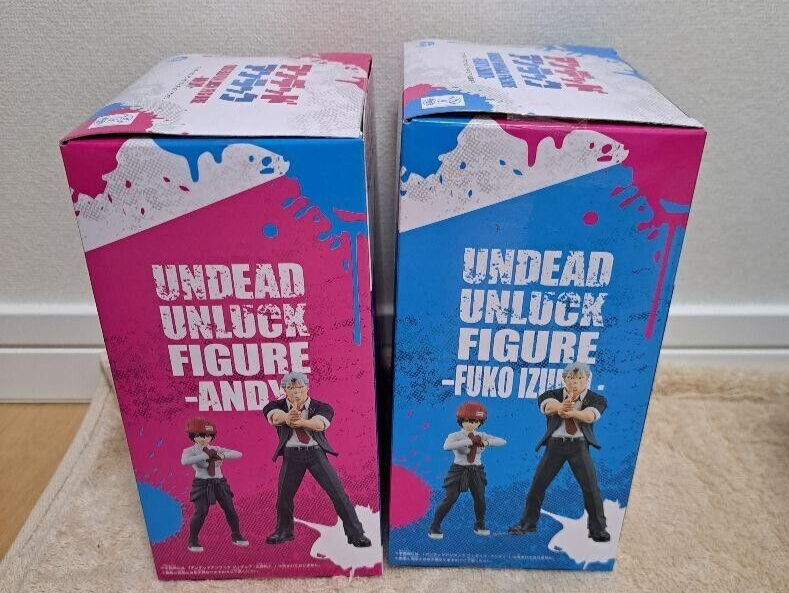 Undead Unluck Andy & Fuuko Izumo Prize Figure Set Banpresto New