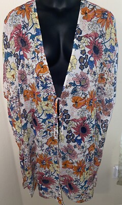 Absolutely Famous Duster / Shrug NWT Size 3X