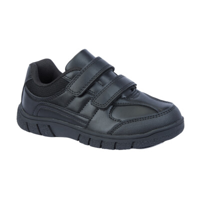 Jungen neu Smart Freizeit Memory Foam Touch Riemen Schule Turnschuhe Schuhe Größe 2-6