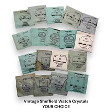 Sheffield Watch Crystal x 1 G-S Various Types YOUR CHOICE VTG NOS