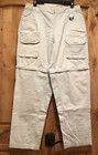 New Men's ROUNDTREE & YORKE OUTFITTERS CARGO ZIP OFF Pants to Shorts, 34/30 — photo 1