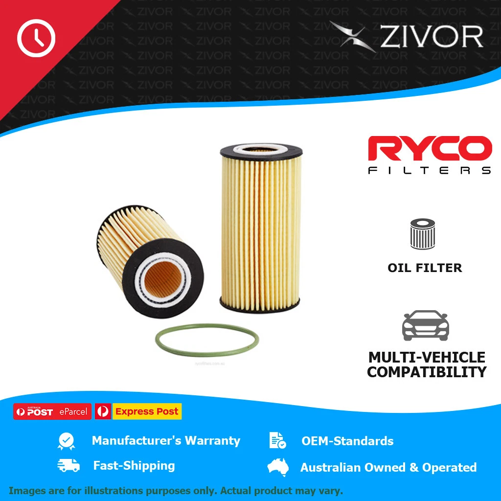 New RYCO Oil Filter Cartridge For VOLVO V50 D5 2.4L D5244T13