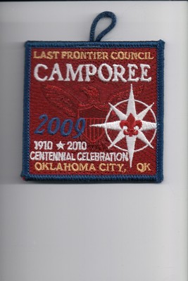 2009 Last Frontier Council Centennial Celebration Camporee patch (Blue