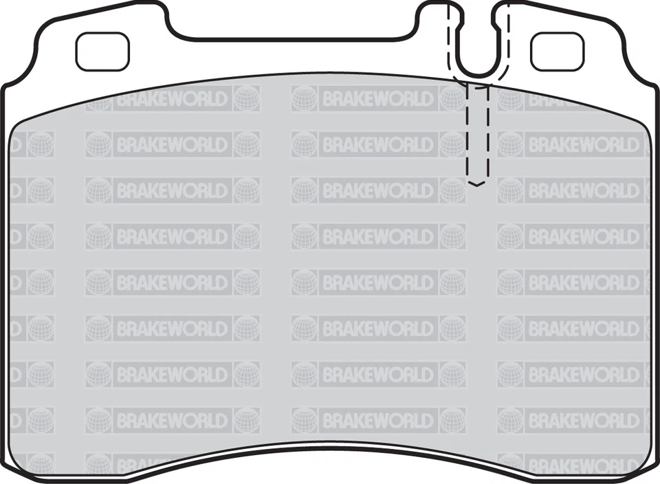 ALMOHADILLAS DISCOS DELANTEROS Y TRASEROS OEM SPEC PARA MERCEDES-BENZ (W124) 300 E 24V 1989-92 Foto 2 de 4