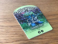 Gentlewood Brewery Fill Ye Boots Wellingtons Beer Pump Clip