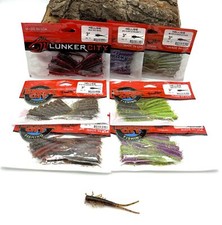 Lunker City 3 Hellgies 7,5cm 11 Farben Larve ...