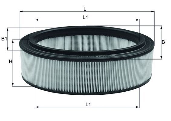 Knecht LX2844 Luftfilter FüR Logan Express MCV Pick UP Sandero Solenza-image