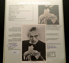 BORIS KARLOFF AUTOGRAPHED VINTAGE PHOTO SIGNED w/ JSA LOA COA FRANKENSTEIN RARE
