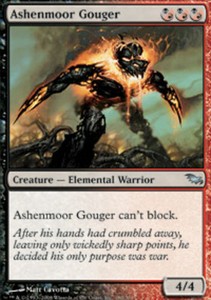 Ashenmoor Gouger x4 - Shadowmoor - NM-Mint, English - Shadowmoor