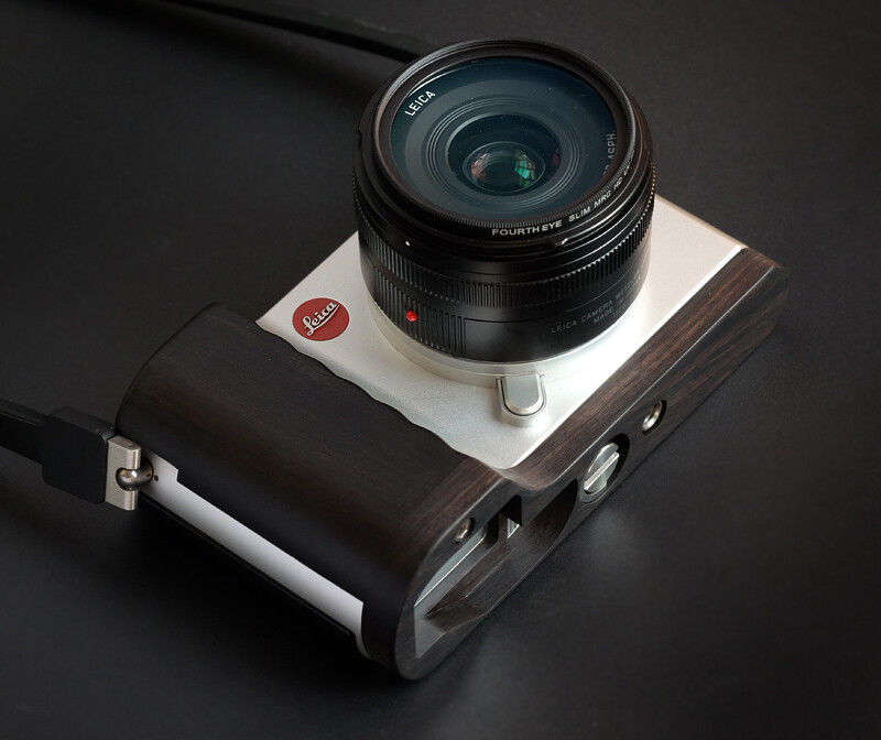 Wooden L-Bracket Grip For Panasonic Lumix S9 – Rosewood Handle With Arca Swiss Plate, For Better Grip & Vertical Shooting