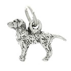 Sterling Silver Labrador Retriever Lab Dog Charm or Pendant