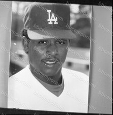 Nelson Castro Los Angeles Dodgers Medium Frame Negative - Jim Rowe Archive X739