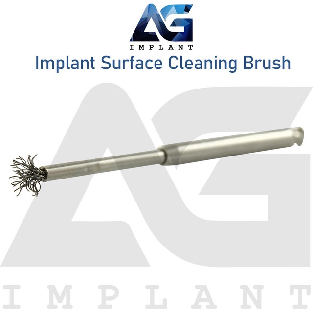 Dental Implant Surface Cleaning Brush Tool Surgical PeriImplantitis