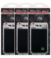 Gecko Phone Wallet - Stick-On Stretchy Lycra Adhesive Card holder - 3 PACKS