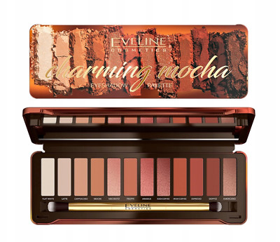 Eyeshadow palette Eveline Pressed satin nude color