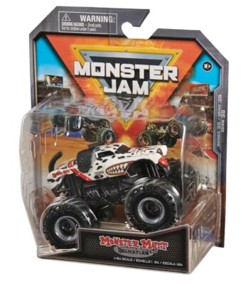 Monster Jam Official Monster Mutt Dalmatian Monster Truck NEW 1:64