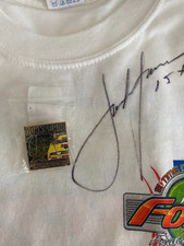 JOHN FORCE NHRA SIGNED 15 X CHAMPION 2012 FREEDOM FLIGHT RARE DRAG RACING SHIRT
