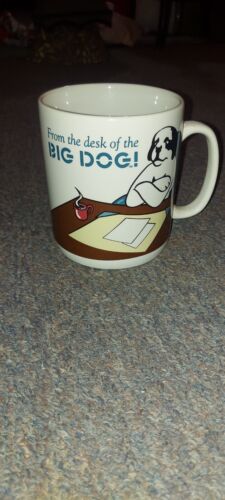 Vintage Big Dog Coffee Mug Oversize 32 Ounce Ceramic Microwave Dishwasher Safe - Picture 1 of 2