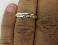 14K Gold Diamond Wedding Band Diamond 3/4 Carat D-VS2  3.40 Grams Value 4,900