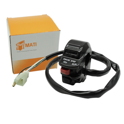 Handlebar Control Switch Start Kill Stop Button for Suzuki LT80 QuadSport 87-06
