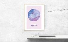 CAPRICORN Star Sign Zodiac Astrology Horoscope Colourful Print Poster A4