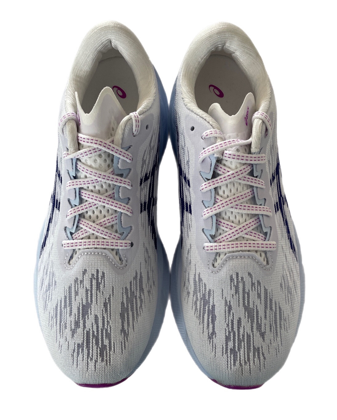 Asics Novablast 3 Running Shoes Womens Size 8.5 Sneakers Athletic White 