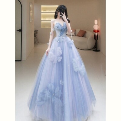 women's blue dress for wedding Zapaka Women Peacock Blue Lace Applique Mother of the Bride Dress A-Line  Sleeves Illusion Neck Long Wedding Guest Dress – ZAPAKA main image 0