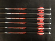 Black Eagle Executioner 22" .003 Crossbow Bolts 2" Vanes 1/2 Dozen BRAND NEW