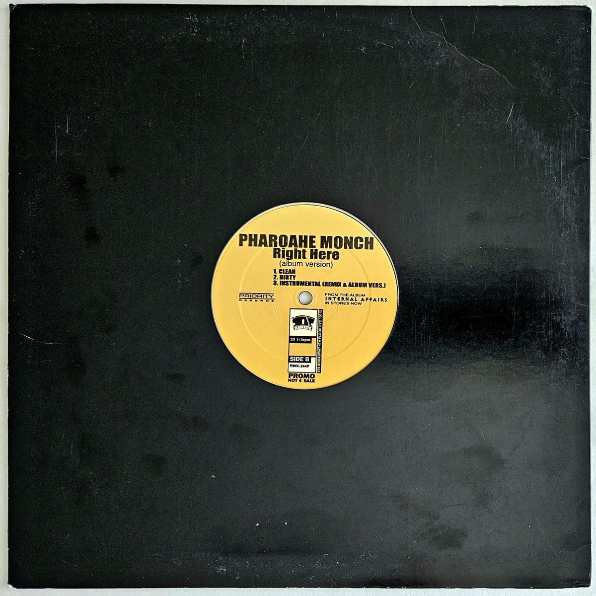 ヒップホップ+ラップ Pharoahe Monch-Right Here Bay Area Remix PHAROAHE MONCH RIGHT HERE (REMIX) 12