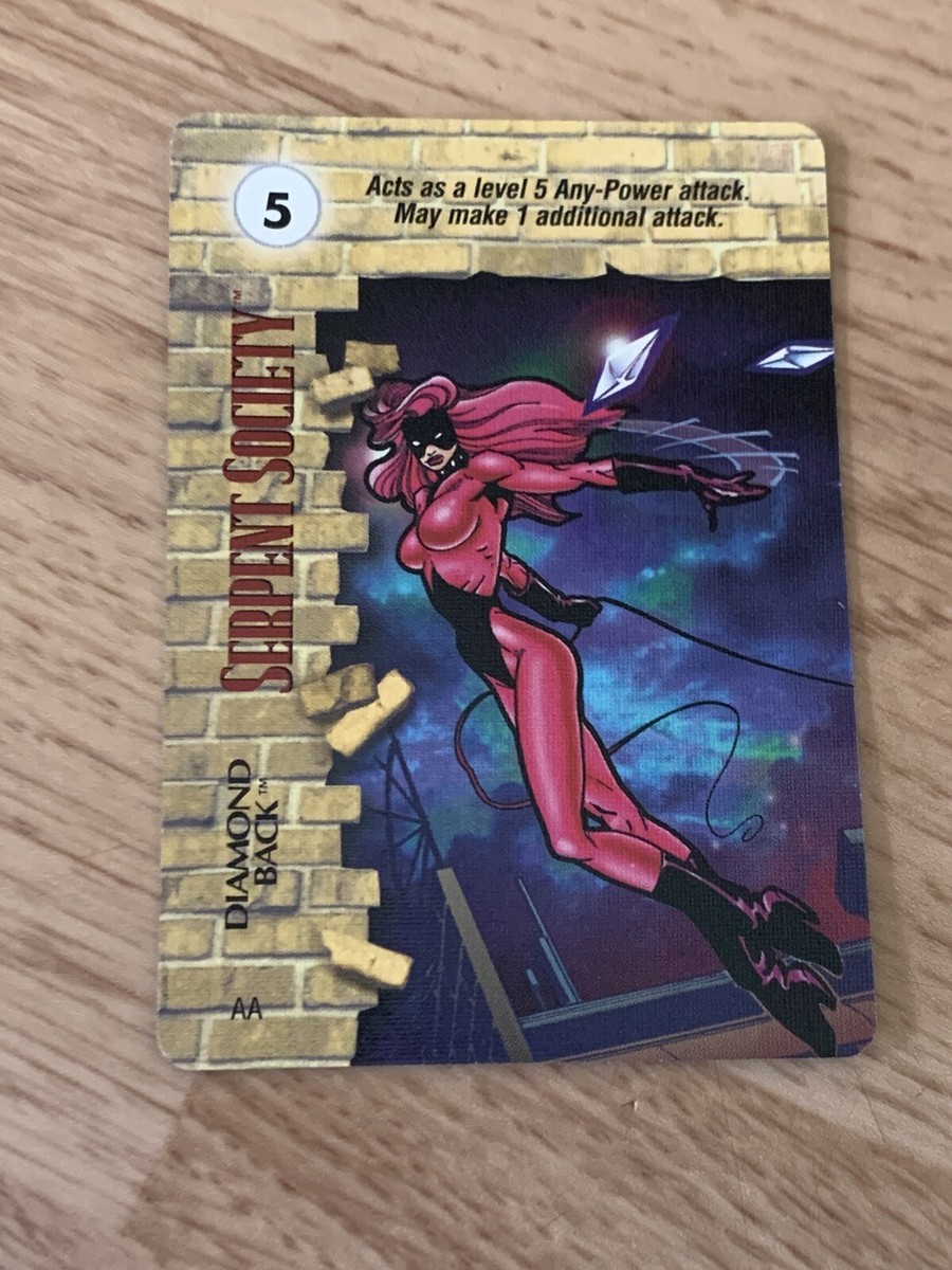 Marvel OverPower CCG Card Game Fleer Serpent Society DIAMOND BLACK