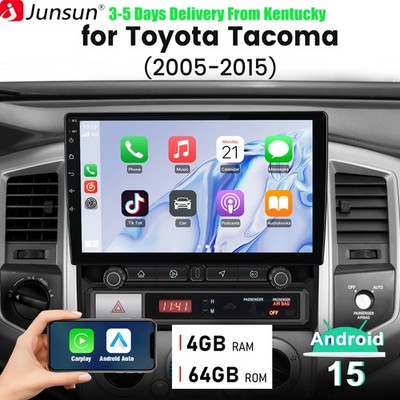 For Toyota Tacoma 2005-2015 Android15 Carplay 4+64GB 10.1''Car Radio GPS Navi RDS