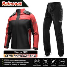 Herren-Reitjacke Regenhose Set atmungsaktiv langlebig Outdoor-Sport