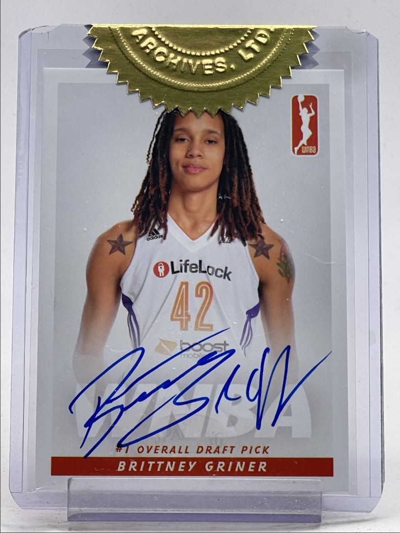 BRITTNEY GRINER 2013-14 RITTENHOUSE WNBA ROOKIE AUTOGRAPH RC AUTO Q4762