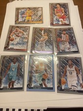 (7) 2025-26 TOPPS Holiday BASKETBALL Silver And Blue GLITTER Parallel  Lot