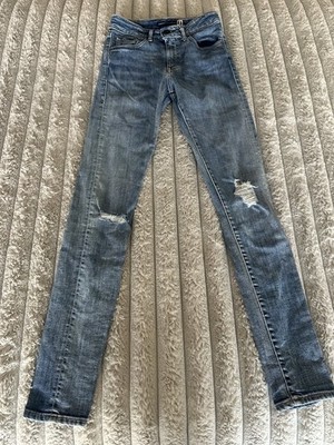 Levi's 721 ''Made & Crafted'' High Rise Skinny Jeans Womens 24x30 Distressed