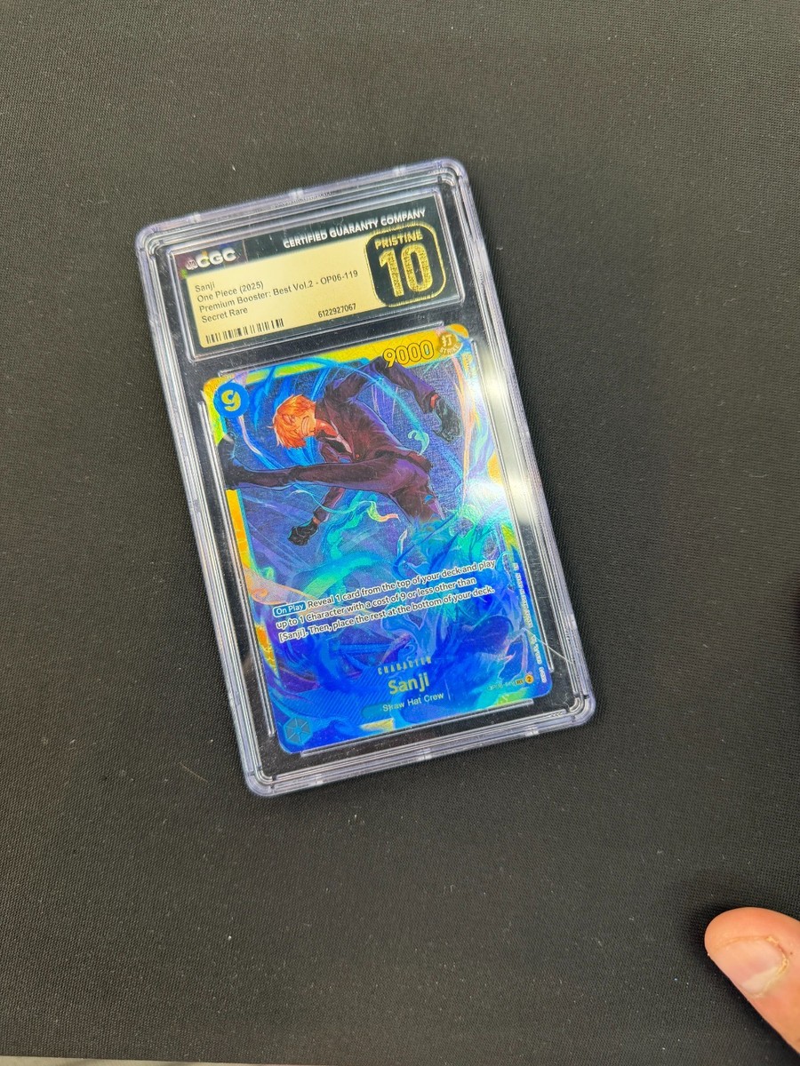 Sanji (SP) OP06-119 A Fist of Divine Speed Foil for sale online | eBay