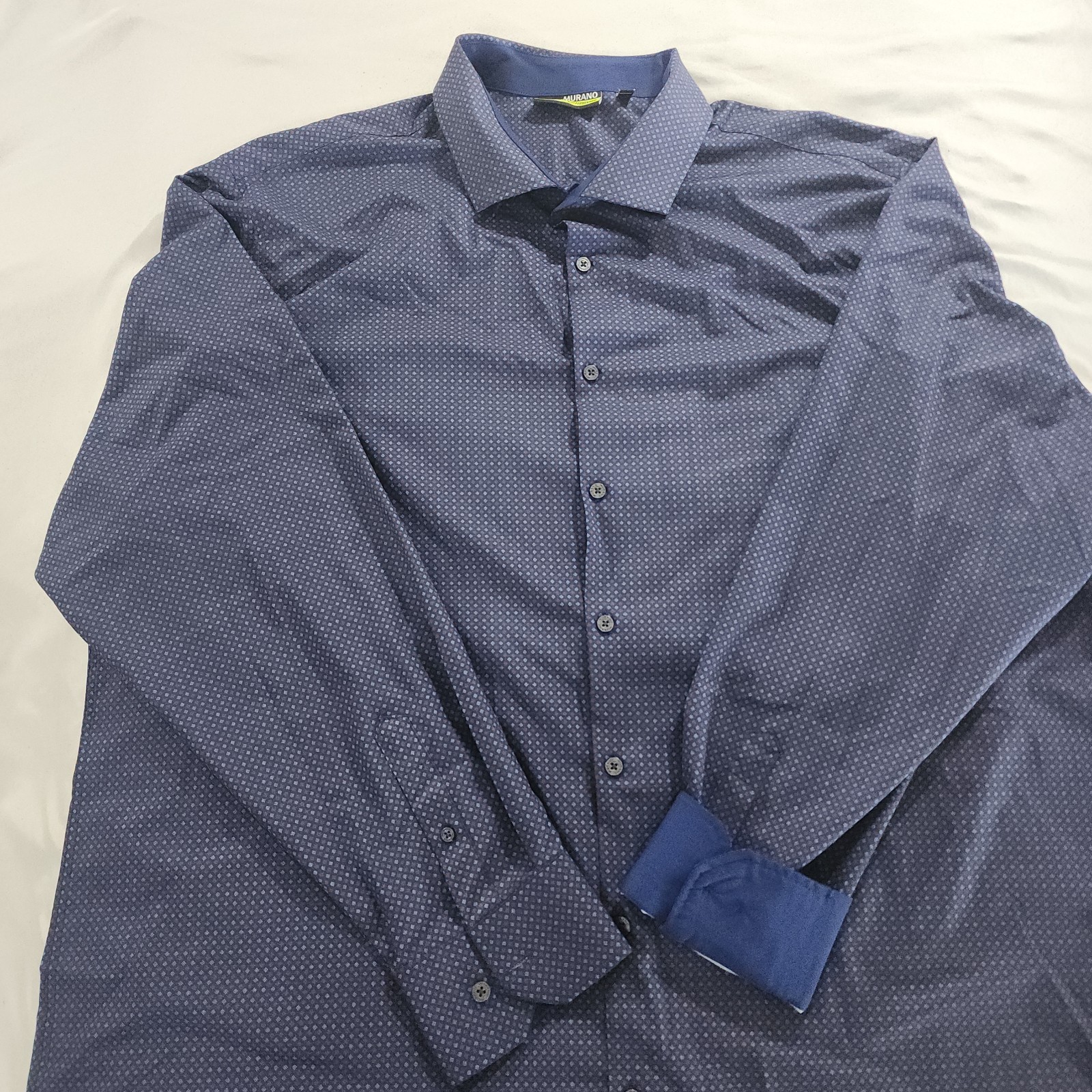 Murano Slim Fit Performance Button Front Shirt Me… - image 2