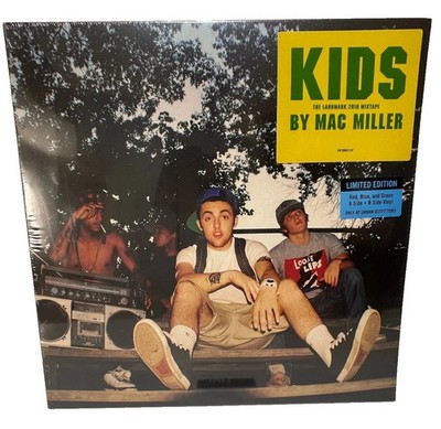 Mac Miller KIDS Red Blue & Green Swirled Colored Vinyl 2LP Urban Outfitters UO