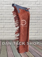 Handmade Cowhide Leather Chaps Hand Tooled with Free shipping.