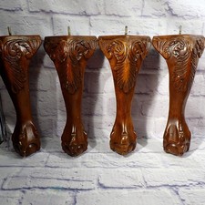 GEORGE II GAINSBOROUGH CARVER CLAW & BALL FEET WOOD CARVED FAST SHIPPING VTG