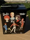 Vintage 1964 Barbie Ken Midge Doll CARRYING CASE Collectible Mattel Inc Black