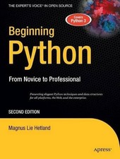 Beginning Python: From Novice to Professiona... by Lie Hetland, Magnus Paperback