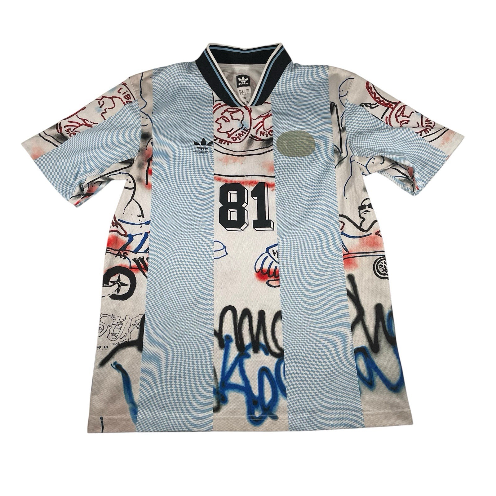 Camiseta de Fútbol Adidas Skateboarding Mark Gonzales Gonz M Gráfico Patín Multicolor