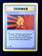 super potion pokemon card Vintage Uncommon - Super Potion Base Non-Holo Pokemon Card 90/102