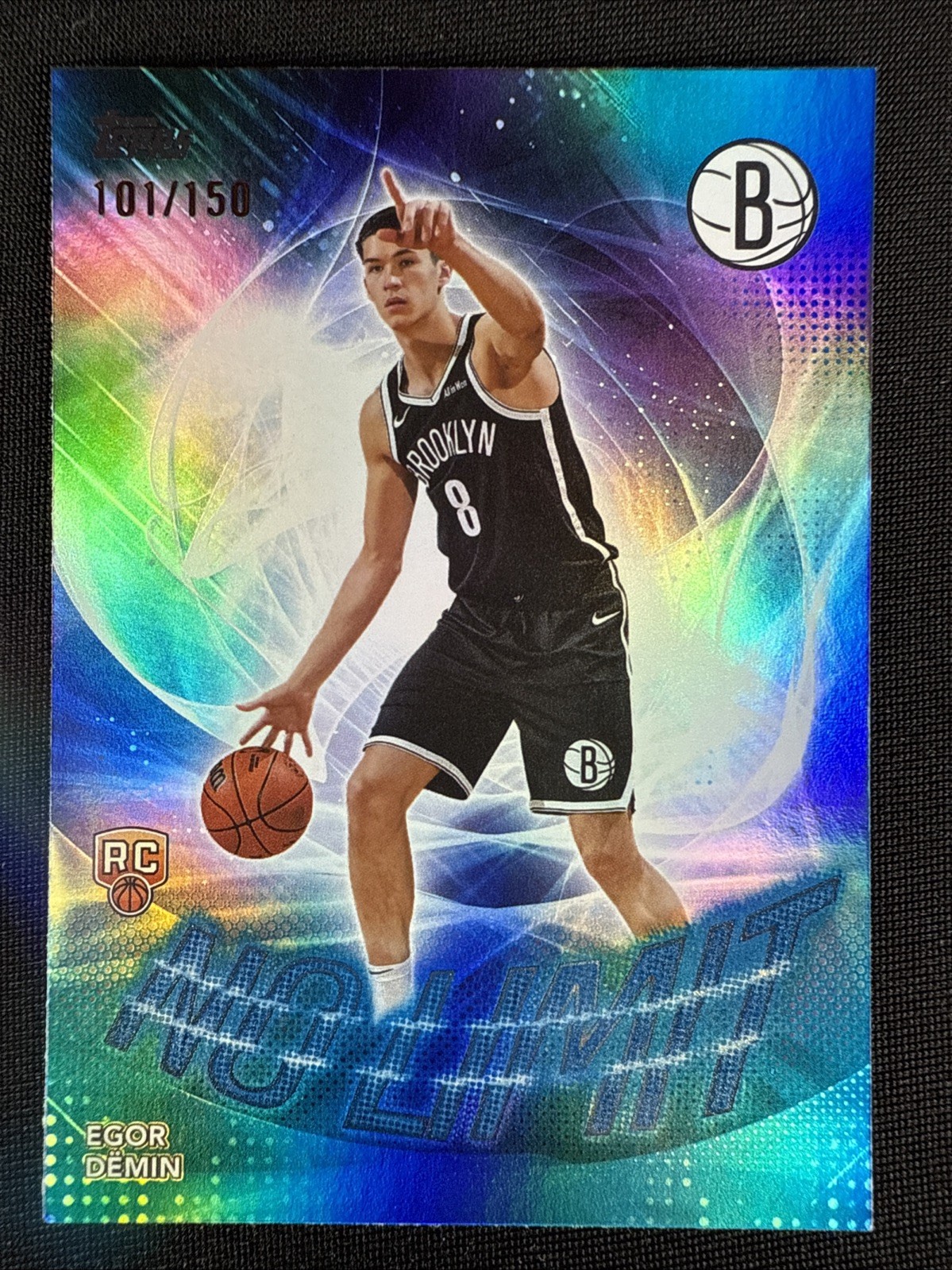 Egor Demin Rookie Card RC 2025 Topps No Limit Blue /150 #NL-8